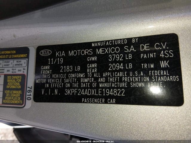 2020 KIA FORTE LXS 9