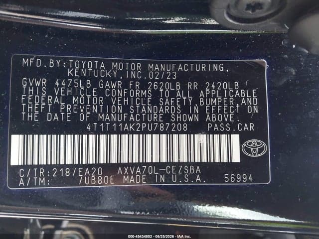 2023 TOYOTA CAMRY SE 9