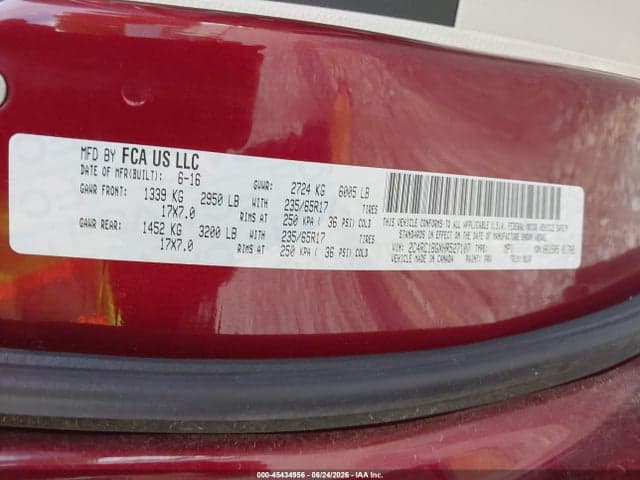 2017 CHRYSLER PACIFICA TOURING-L 9