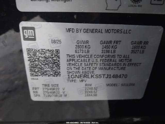 2026 CHEVROLET TRAVERSE FWD RS 9