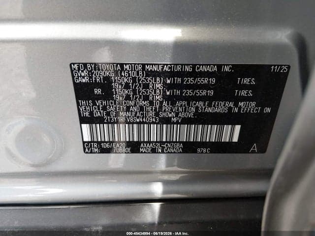 2025 TOYOTA RAV4 LIMITED 9