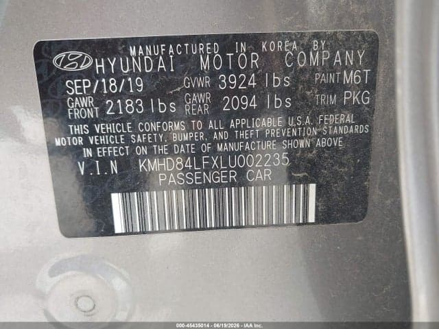 2020 HYUNDAI ELANTRA VALUE EDITION 9