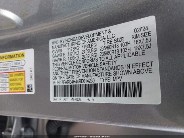 2024 HONDA CR-V EX AWD 9