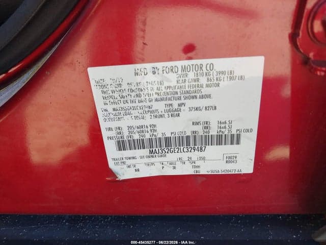 2020 FORD ECOSPORT SE 9