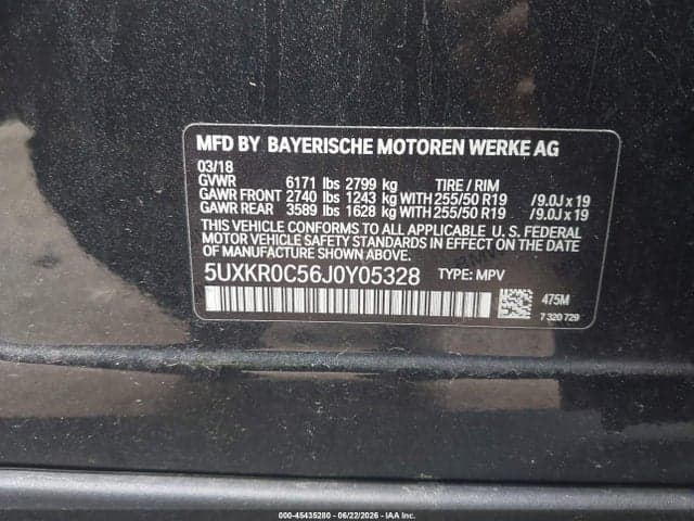 2018 BMW X5 XDRIVE35I 9