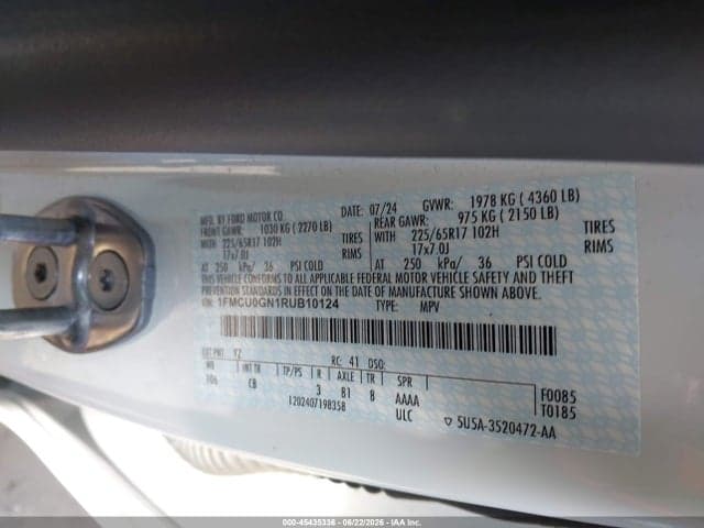 2024 FORD ESCAPE ACTIVE 9