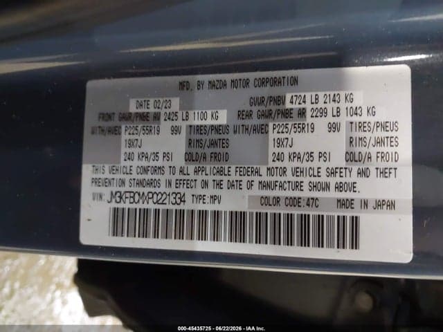 2023 MAZDA CX-5 2.5 S CARBON EDITION 9