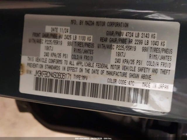 2025 MAZDA CX-5 2.5 S CARBON EDITION 9