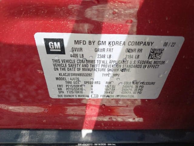 2022 BUICK ENCORE AWD PREFERRED 9