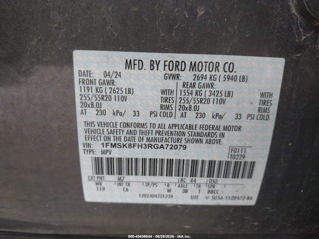 2024 FORD EXPLORER LIMITED 9