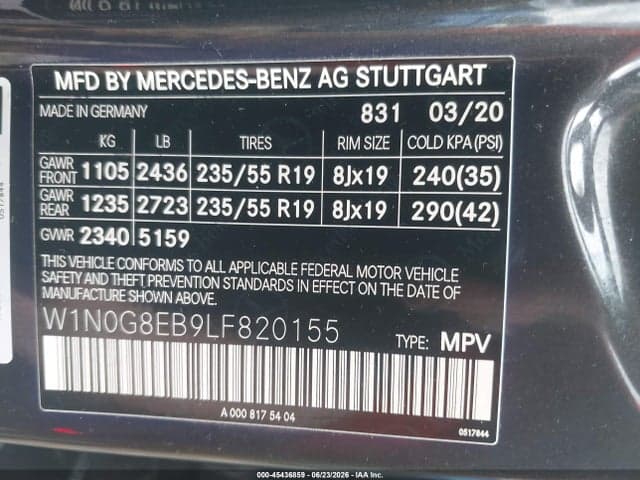 2020 MERCEDES-BENZ GLC 300 4MATIC 9