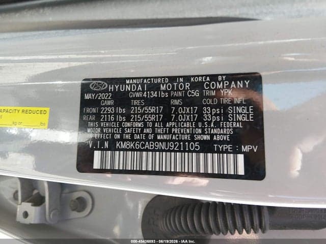 2022 HYUNDAI KONA SEL 9