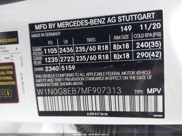 2021 MERCEDES-BENZ GLC 300 4MATIC SUV 9