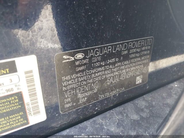 2017 JAGUAR XE 20D 9