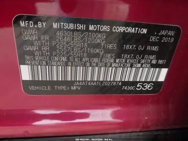 2020 MITSUBISHI ECLIPSE CROSS 9