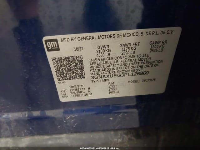 2023 CHEVROLET EQUINOX AWD LT 9