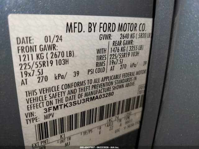 2024 FORD MUSTANG MACH-E PREMIUM 9