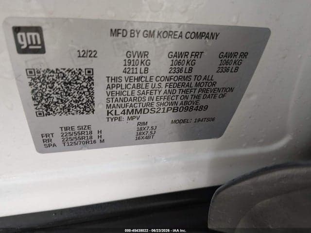 2023 BUICK ENCORE GX SELECT FWD 9