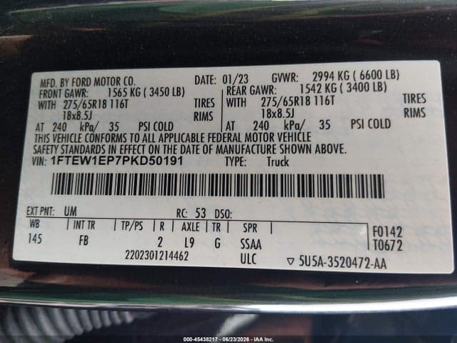 2023 FORD F-150 XLT 9