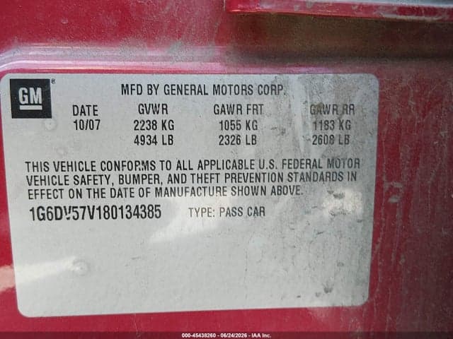 2008 CADILLAC CTS STANDARD 9