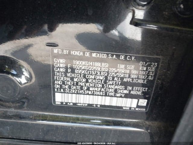 2023 HONDA HR-V 2WD SPORT 9
