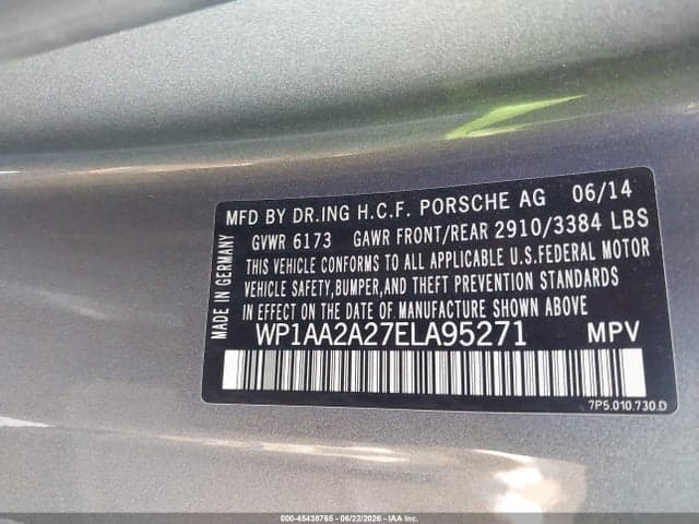 2014 PORSCHE CAYENNE PLATINUM 9