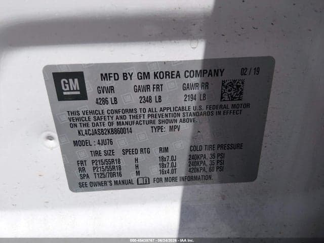 2019 BUICK ENCORE FWD PREFERRED 9