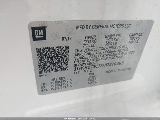 2017 GMC YUKON DENALI 9