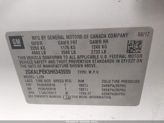 2017 GMC TERRAIN SLT 9