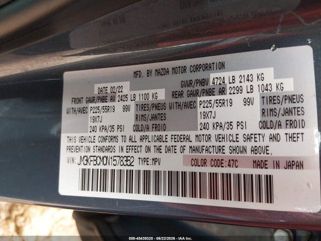 2022 MAZDA CX-5 2.5 S CARBON EDITION 9