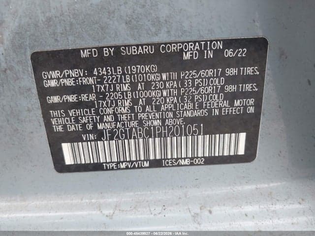 2023 SUBARU CROSSTREK 9