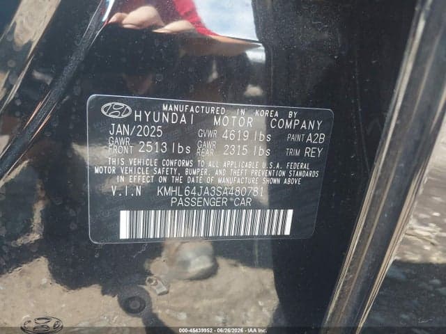 2025 HYUNDAI SONATA SEL 9