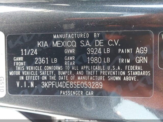 2025 KIA K4 EX 9