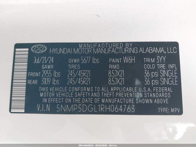 2024 HYUNDAI SANTA FE CALLIGRAPHY 9