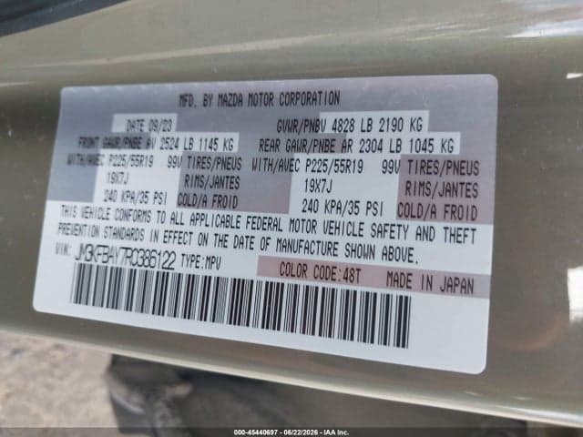 2024 MAZDA CX-5 2.5 CARBON TURBO 9