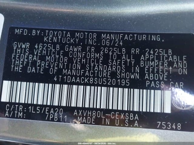 2025 TOYOTA CAMRY SE 9