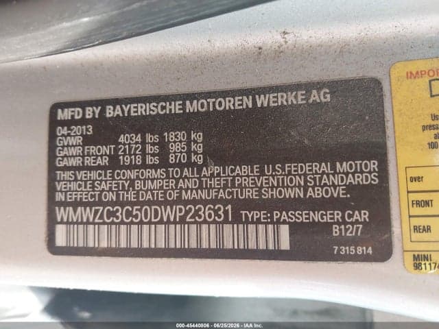 2013 MINI COUNTRYMAN COOPER 9