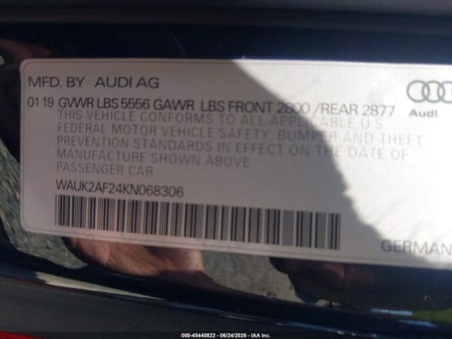 2019 AUDI A6 55 PREMIUM 9