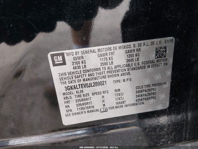 2018 GMC TERRAIN SLE 9