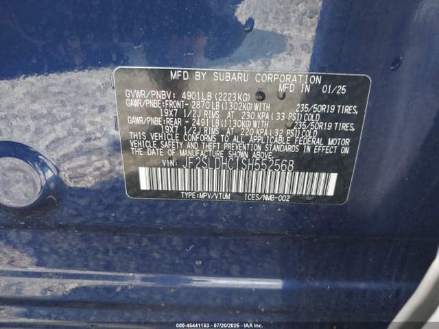 2025 SUBARU FORESTER SPORT 9
