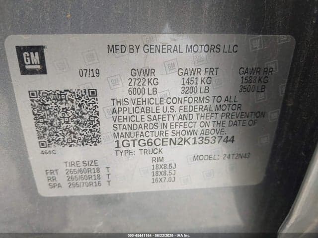 2019 GMC CANYON SLE 9