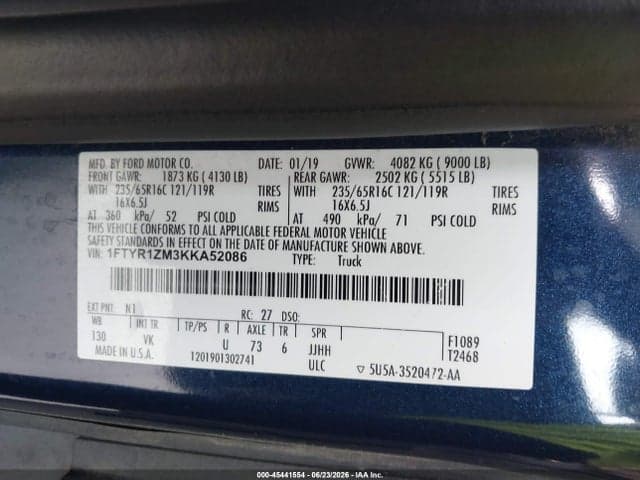 2019 FORD TRANSIT-250 8