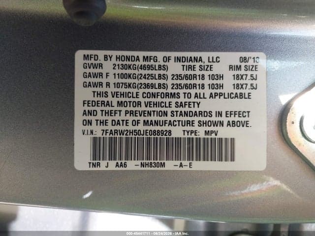 2018 HONDA CR-V EX 9
