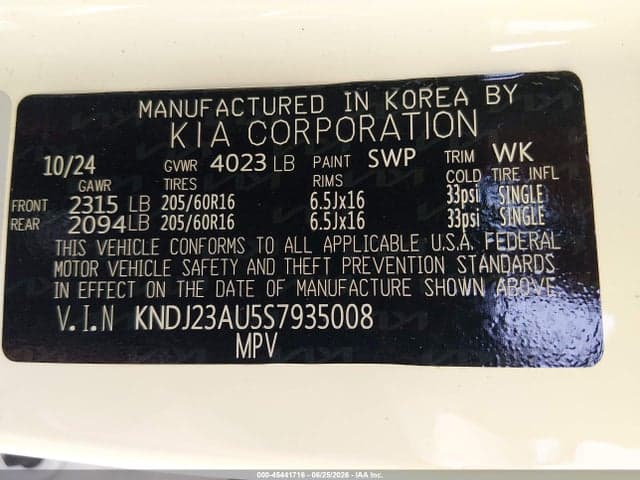 2025 KIA SOUL LX 9