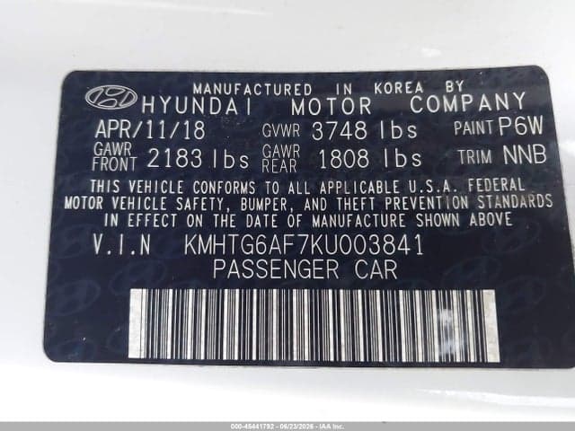 2019 HYUNDAI VELOSTER 2.0/2.0 PREMIUM 9