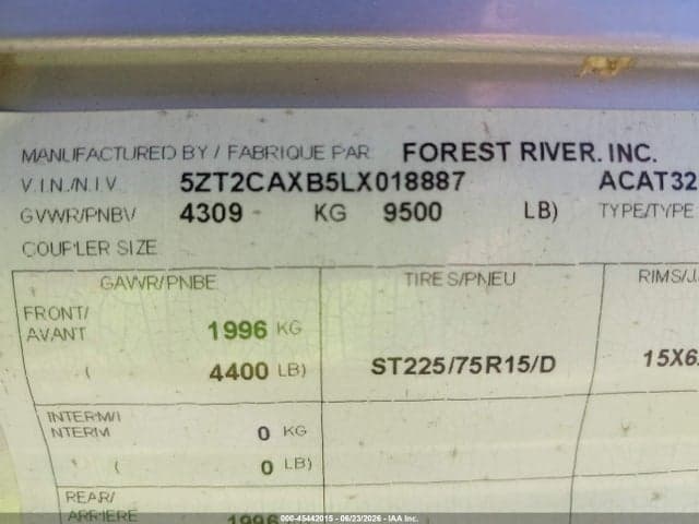 2020 FOREST RIVER COACH CATALINA LEGACY EDITION 9