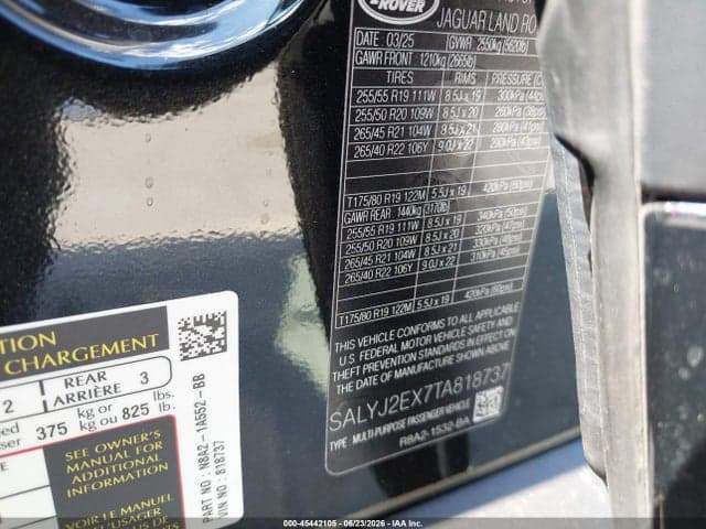 2026 LAND ROVER RANGE ROVER 9
