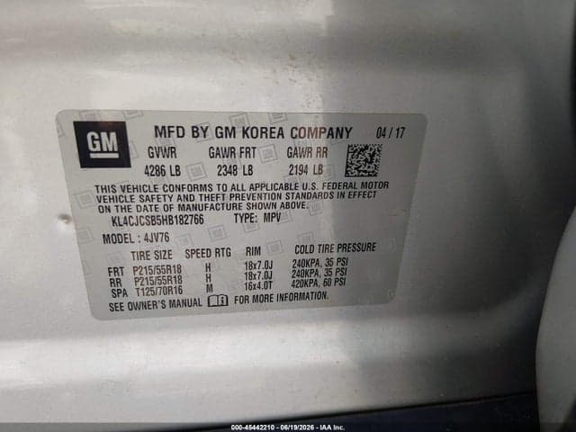 2017 BUICK ENCORE ESSENCE 9