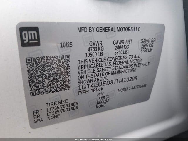 2026 GMC SIERRA EV EXTENDED RANGE AT4 9