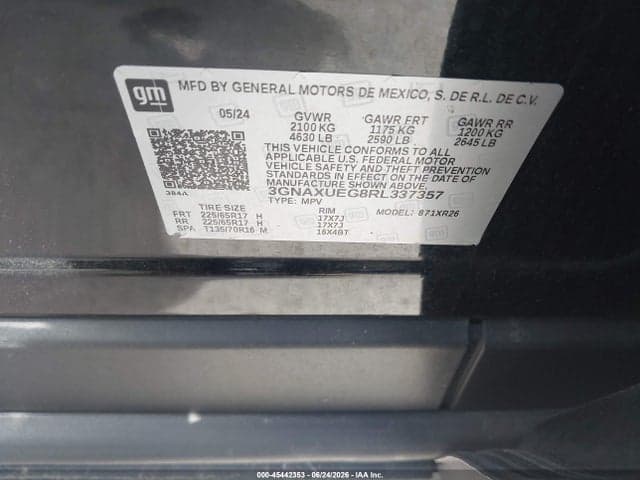 2024 CHEVROLET EQUINOX AWD LT 9